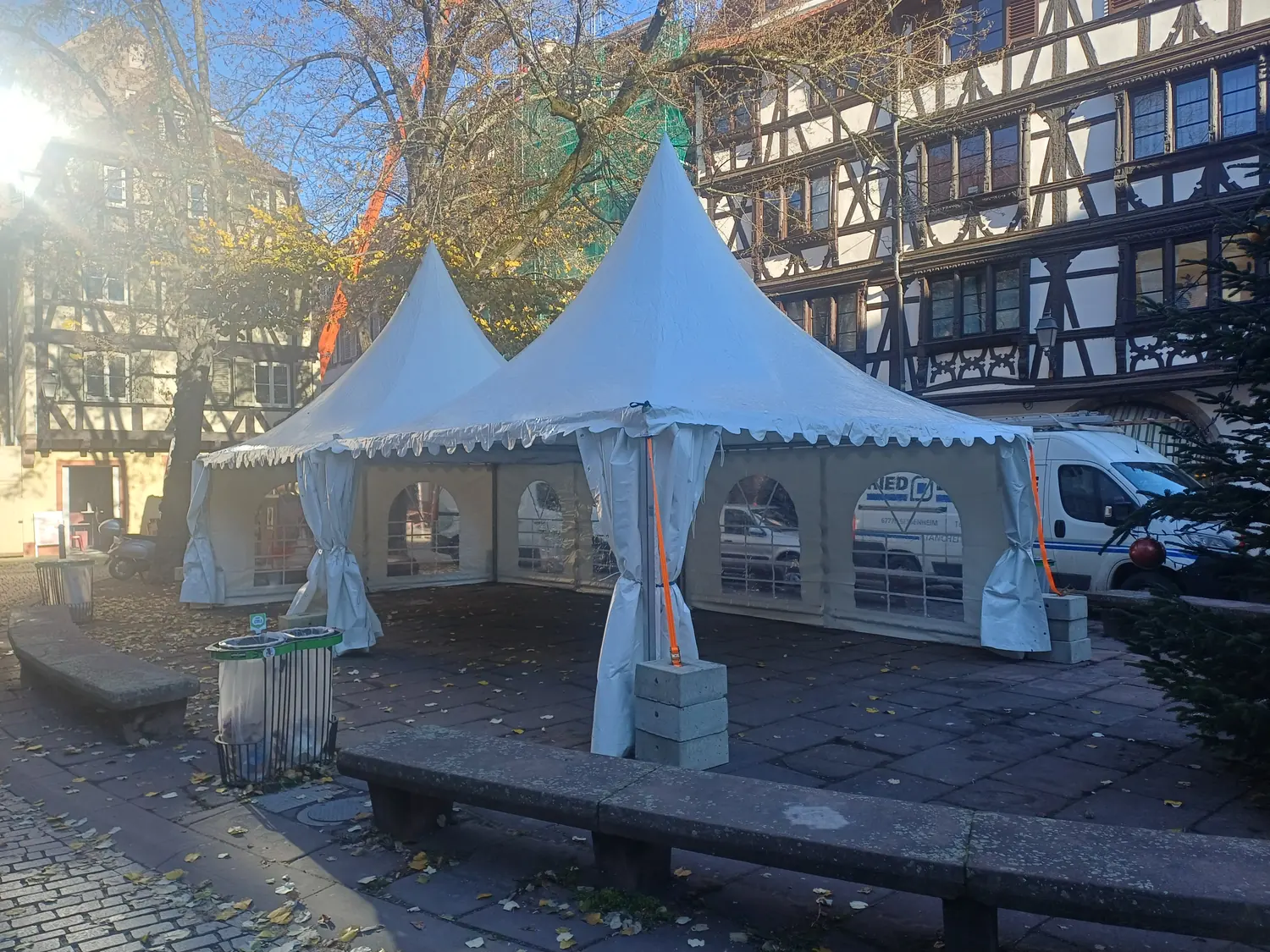 Gardens 5×5 m blancs